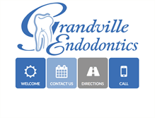 Tablet Screenshot of grandvilleendodontics.com